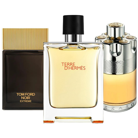 Terre d’Hermès, Azzaro Wanted, Tom Ford Noir Extreme